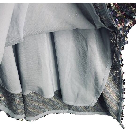 For Love and Lemons Showtime Sequin Mini Dress Womens Small Multicolor NWT $255 - Picture 10 of 13